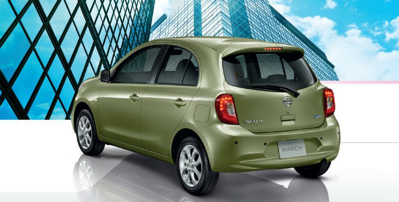 2013 Nissan Micra Facelift Back View