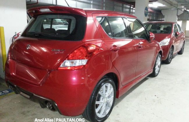 Maruti Suzuki Swift Sport Back View