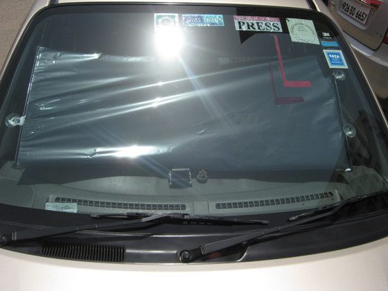Tinted Windshield Roll