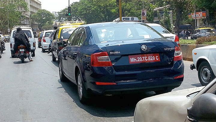2013 Skoda Octavia Back View