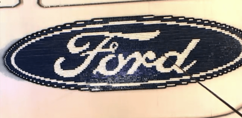 Ford logo Domino Installation
