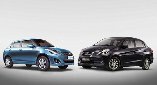 Maruti DZire Vs Honda Amaze