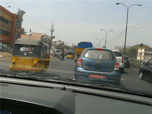 Nissan Micra Active Spied