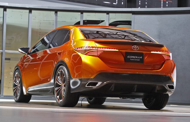 2014 Toyota Corolla Furia Back View