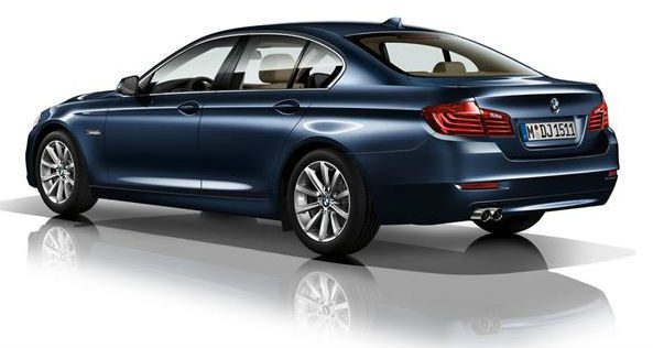 BMW reveals 5-series facelift Back View