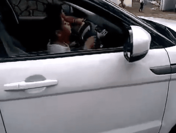 Kids Driving Range Rover in Kerala