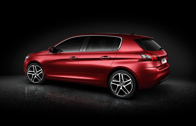 New 2014 Peugeot 308 Back View New 2014 Peugeot 308 Back View