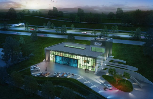 New Hyundai test centre at the Nurburgring