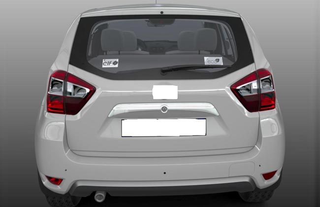 Nissan Duster Back View Nissan Duster Back View