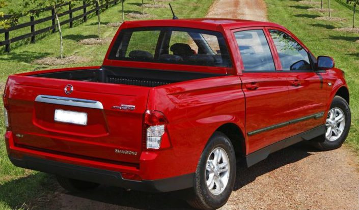 SsangYong Actyon Sports Back View SsangYong Actyon Sports Back View