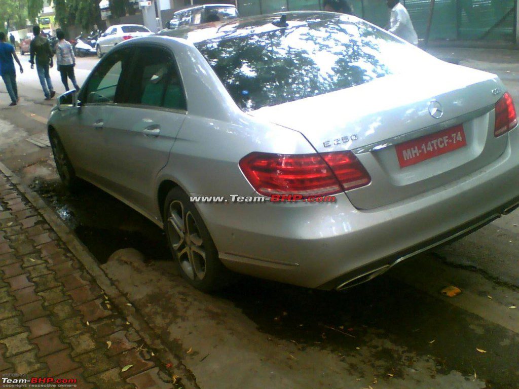 2014 Mercedes Benz E Class spotted Back View 2014 Mercedes Benz E Class spotted Back View