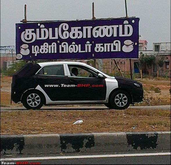 2015 Hyundai i20 Spotted Testing