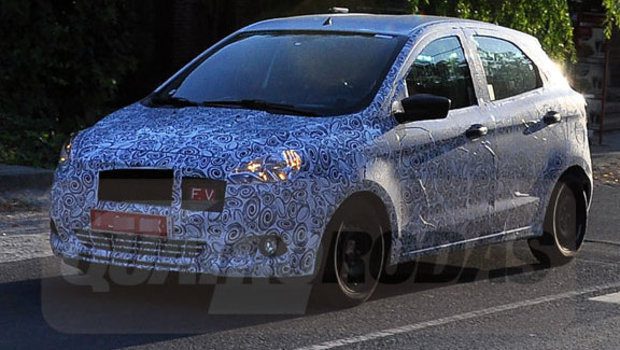Ford Figo Spied Testing