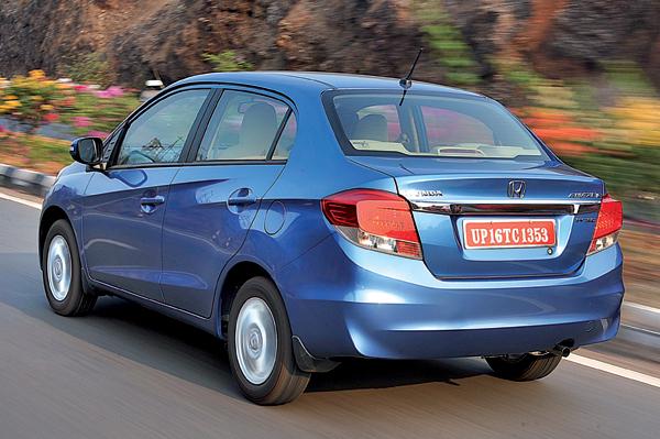 Honda Amaze Back View Honda Amaze Back View