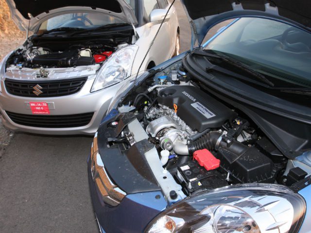 Honda Amaze vs Maruti Dzire Engine