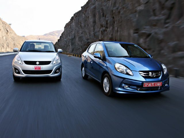 Honda Amaze vs Maruti Dzire