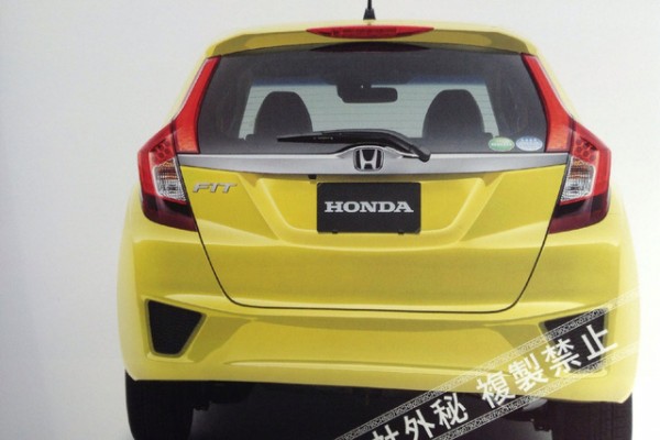Honda Jazz leaked pictures Back View