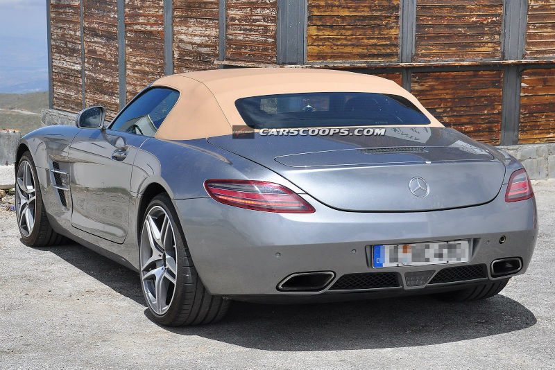 Mercedes Benz SLS AMG Facelift Back View