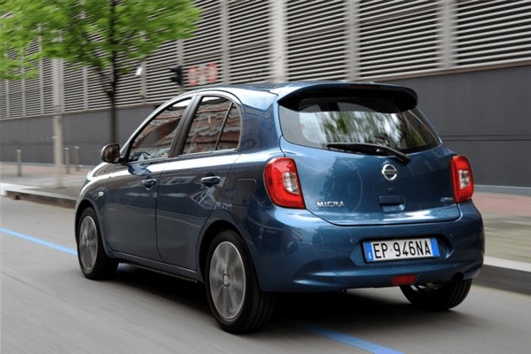 Nissan Micra Back View