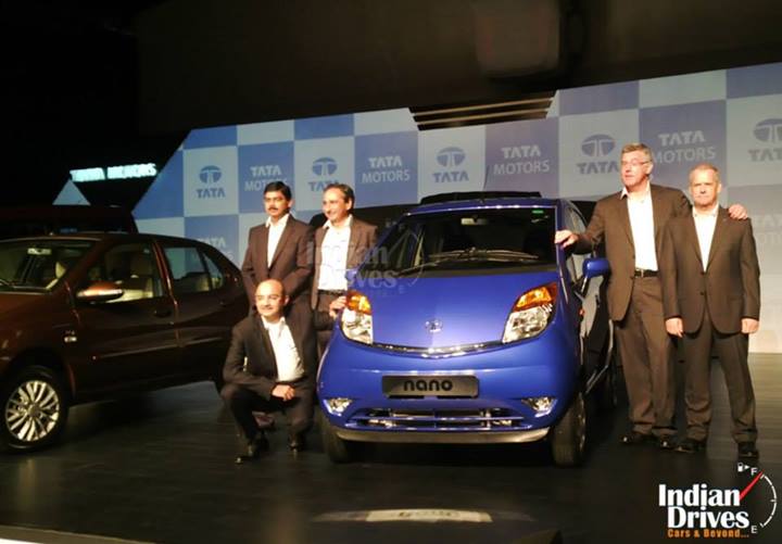 Tata Motors Unveils Facelift Models of Nano, Indigo eCS and Sumo Gold