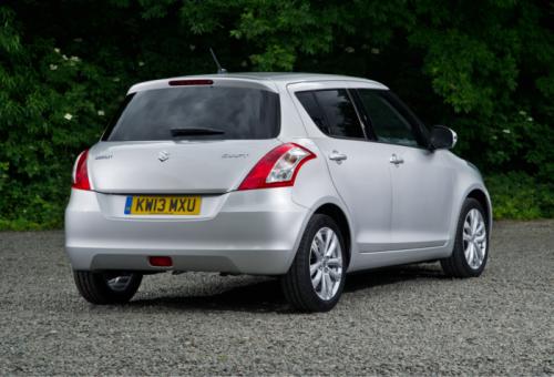 2013 Suzuki Swift facelift Back View