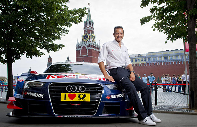 Audi RS 5 DTM in Moscow before its race debut
