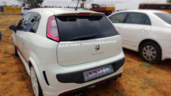Fiat Punto Abarth Evo Back View
