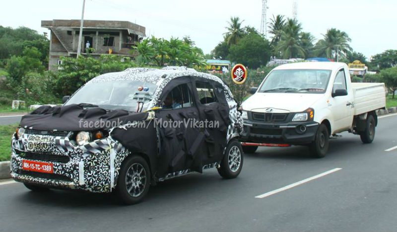 Mahindra Compact SUV S101 Spied again