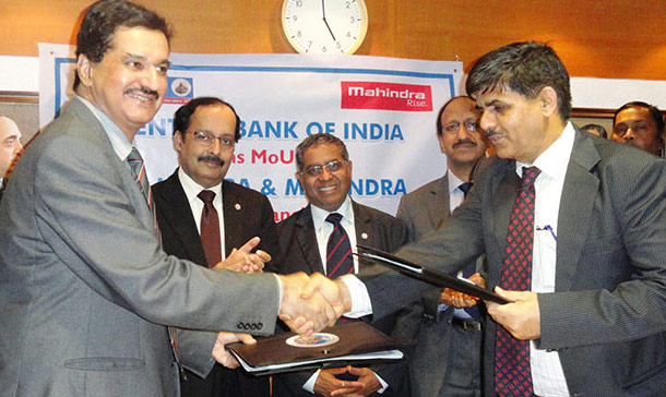 Mahindra ties up with Central Bank of India