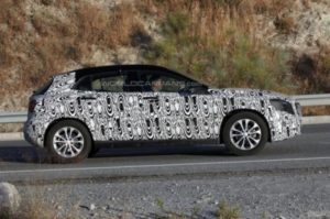 Mercedes Benz GLA Spied
