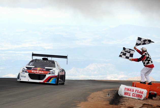 Sebastien Loeb demolishes Pikes Peak record Sebastien Loeb demolishes Pikes Peak record