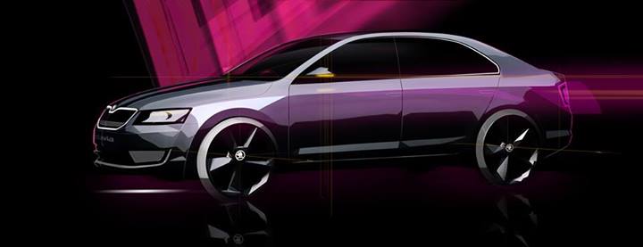 Skoda Octavia first teaser