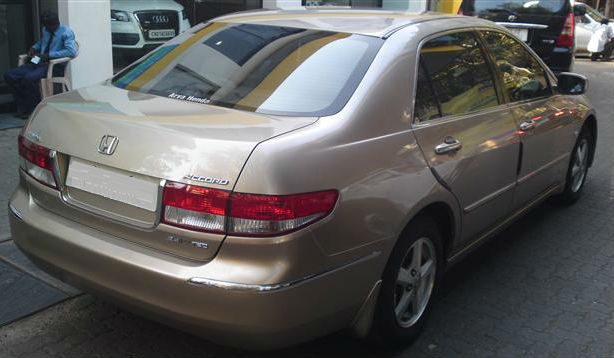 Used Honda Accord V6 Back View