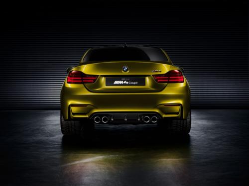 BMW M4 Coupe concept Back View BMW M4 Coupe concept Back View