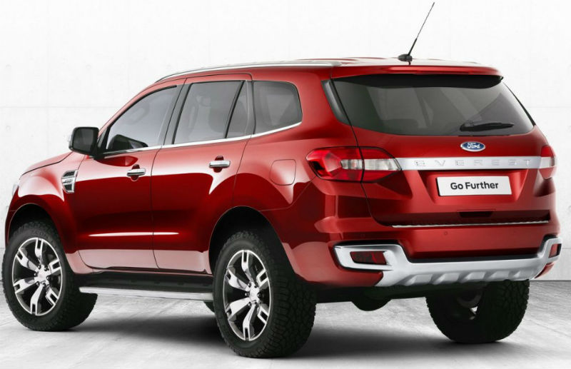Ford Everest Concept Back View