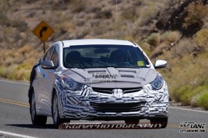 Hyundai Elantra caught