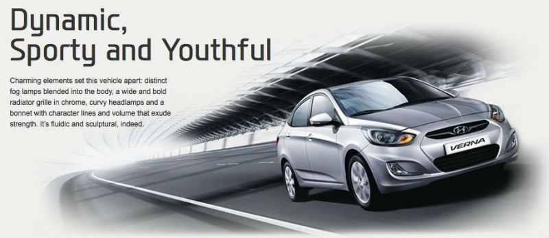 Hyundai Verna Front