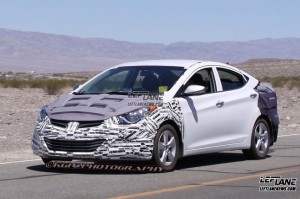 New 2014 Hyundai Elantra caught testing