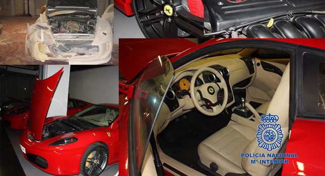 Spanish Police seizes fake Ferraris and stops their eBay sales