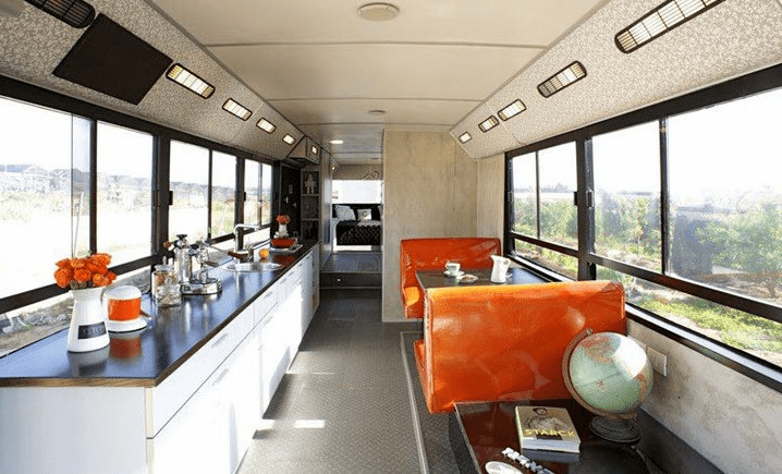 Old Public Bus is salvaged to create a new home