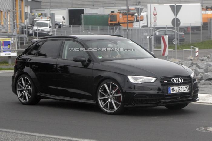 Audi RS3 spied testing