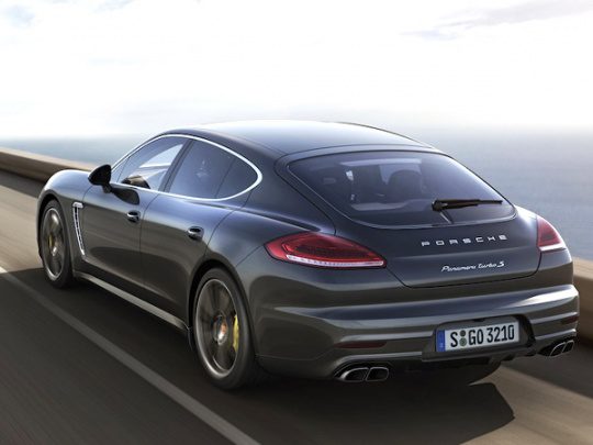 2014 Porsche Panamera Turbo S Back View