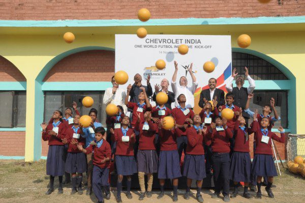 Chevrolet India and One World Futbol Project to donate 20,000 Nearly Indestructible Footballs to disadvantaged Children in India Chevrolet India and One World Futbol Project to donate 20,000 Nearly Indestructible Footballs to disadvantaged Children in India