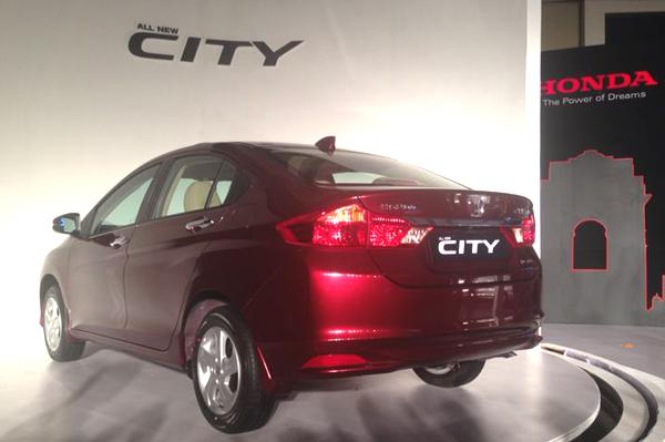 New Honda City Back View