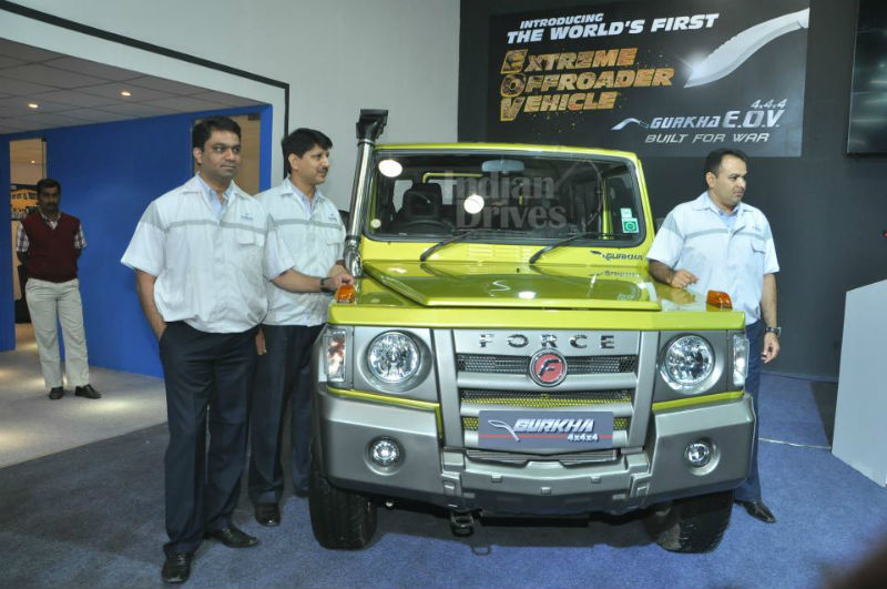 Force Gurkha deliveries to start at 2014 Delhi Auto Expo