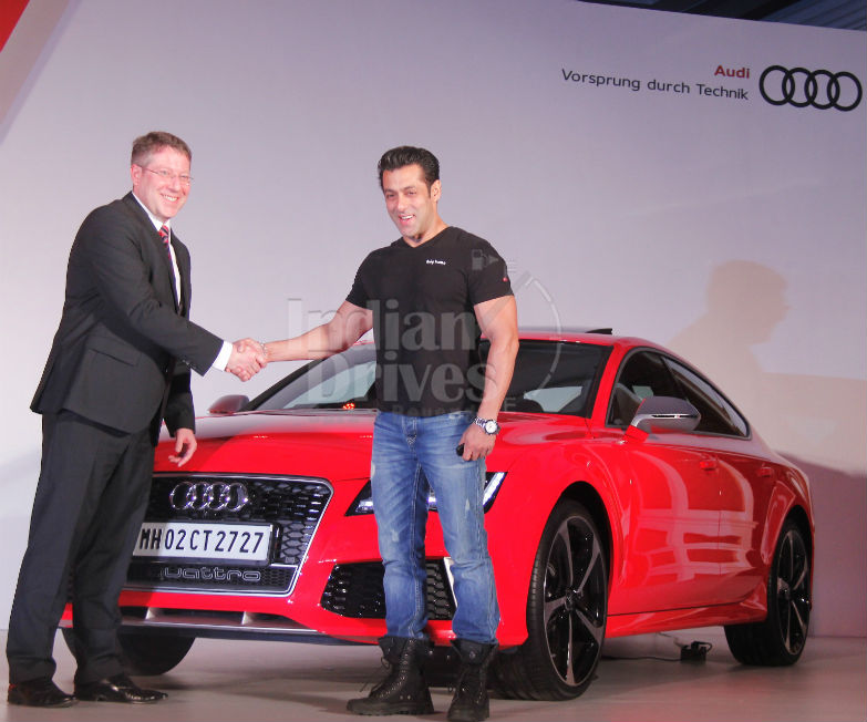 Salman Khan launches Audi RS7 in India 