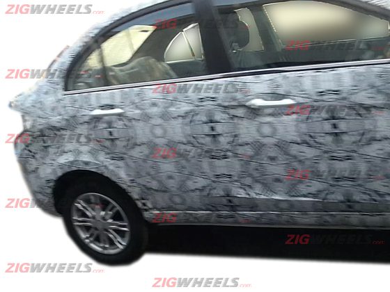 Tata Manza CS spied for the first time