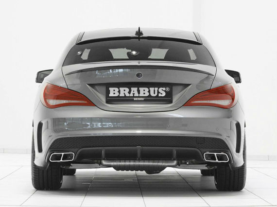 Mercedes Benz CLA 45 AMG Tuned By Brabus Back View