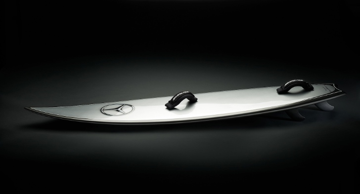 Mercedes-Benz Design creates surfboards for surfing legend Garrett McNamara