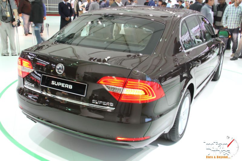 Skoda Superb Back View
